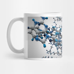 Peptide self-assembly and DNA, illustration (C030/8644) Mug